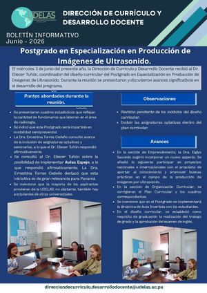 Boletín Informativo Junio 2026 Dcdd