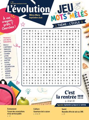 L'ÉVOLUTION - N°601 - SEPTEMBRE 2026