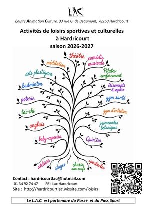 Hardricourt (78) : Loisirs Animation et Culture. 2026-2027