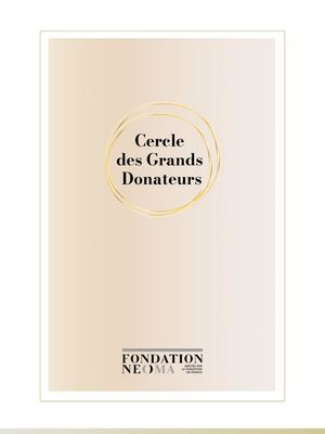 Plaquette Cercle Grands Donateurs