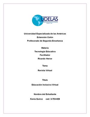 Educacion Inclusiva Virtual