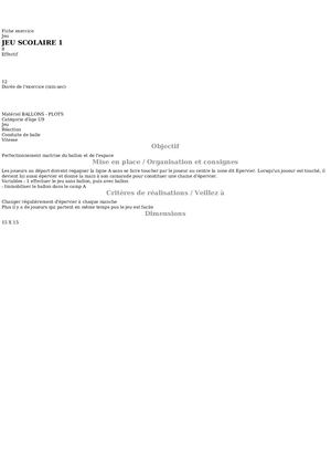 Jeu Scolaire 1