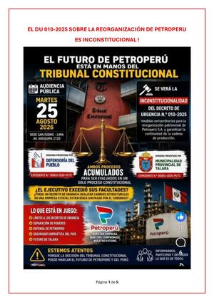 Resumen El Du 010 2025 Es Anticonstitucional