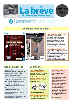 Brève Septembre 2026