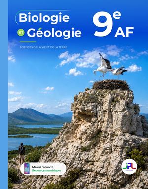 Extrait du Manuel de Biologie et Géologie 9e Année Fondamentale, Éditions JPL 2026