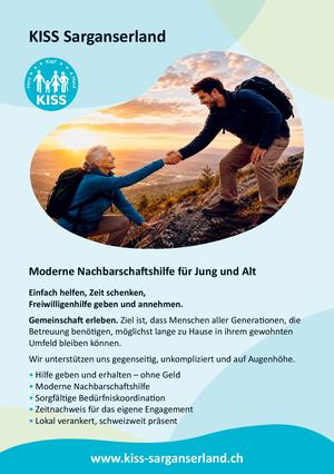 Flyer Sarganserland Kiss 2026