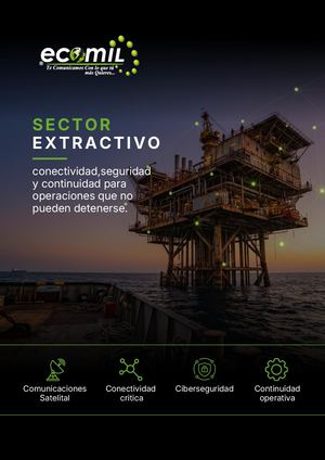 Sector Extractivo Brochure Ecomil