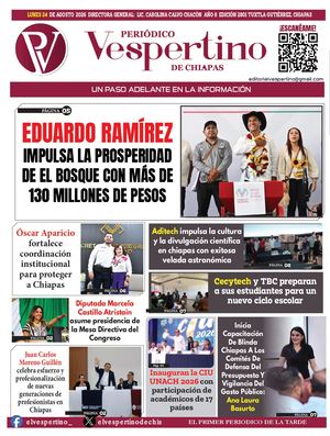 Vespertino De Chiapas 24 Agosto