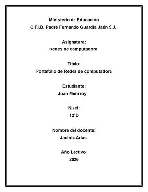 Portafolio De Redes