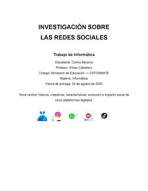 Redes Sociales Carlos Becerra
