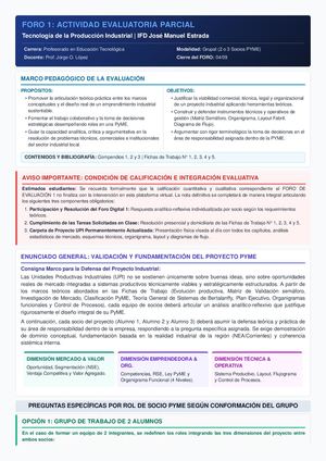 Foro 1 Actividad Evaluatoria Parcial Tpi