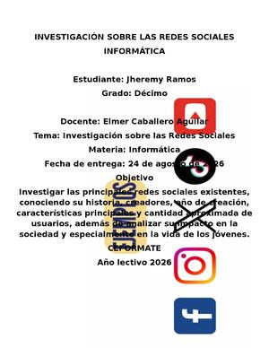 Redes Sociales Jheremyramoos