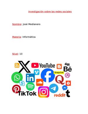 Redes Sociales Nombre Apellido