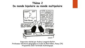 TERM TECHNO 2 Du Monde Bipolaire Au Monde Multipolaire