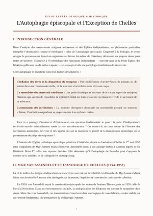 Ecapa Van Assendelft Autophagie Episcopale Et Exception De Chelles