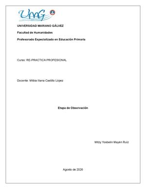 Informe De Observación Finalizado