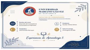 Album De Estrategias Experiencia Aprendizaje 5 Yuvixa