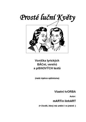Vershe, BÁCničky a píSNOVÉ Texty - ukázka