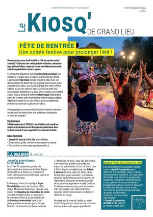 KIOSQUE SEPTEMBRE 2026