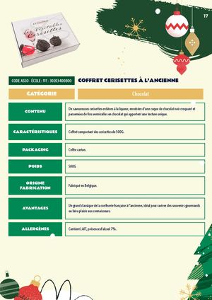 COFFRET CERISETTES À L’ANCIENNE