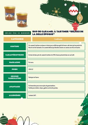 DUO DE CARAMEL À TARTINER “DÉLICES DE LA BELLE ÉPOQUE”.