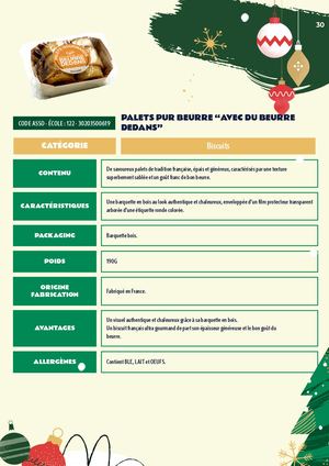 PALETS PUR BEURRE “AVEC DU BEURRE DEDANS”.