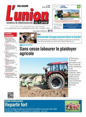 L'union Du Cantal N° 3912
