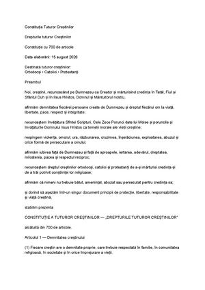 Constituția Tuturor Creștinilor