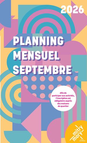 Activités des maisons de quartier - Septembre 2026