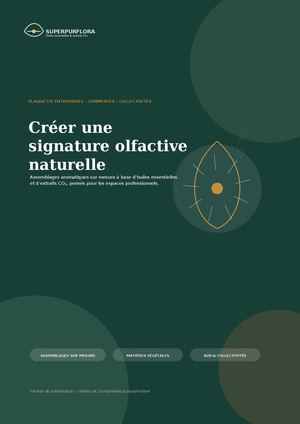 Superpurflora Plaquette A4 4 Pages
