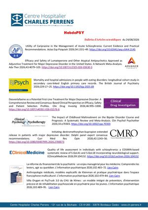 Articles Scientifiques 24 Août 2026