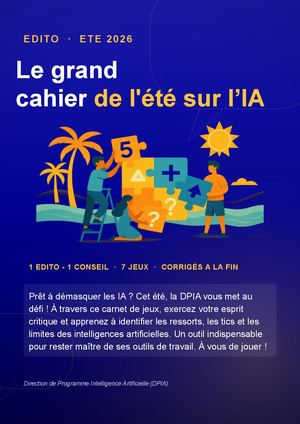 Cahier éTé Ia N 1