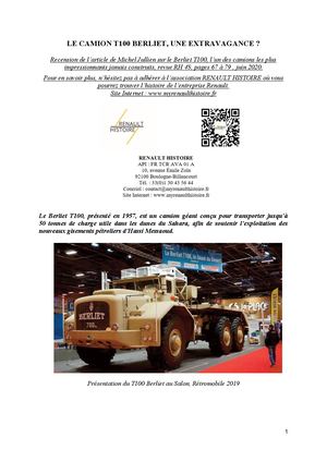 20260727 Recension Article Berliet T100