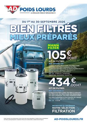 Septembre : Filtration & Cartouche
