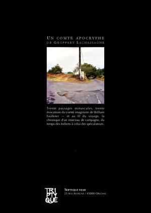 Dossier aide à la production 2021, Un comté apocryphe, Geoffrey Lachassagne