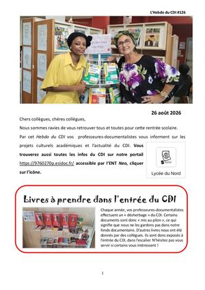 Hebdo 20260826