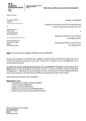 Adage Circulaire Prix Marguerite Audoux