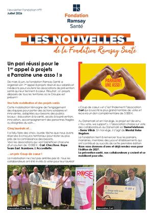 Newsletter Fondation N°9 Fr A4
