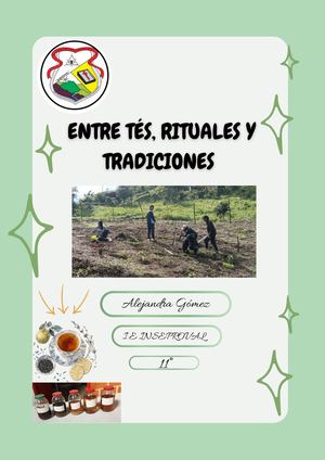 Documento A4 Importante Plantas Minimalista Verde