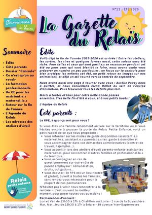 La Gazette Du Relais N°11 Eté 2026