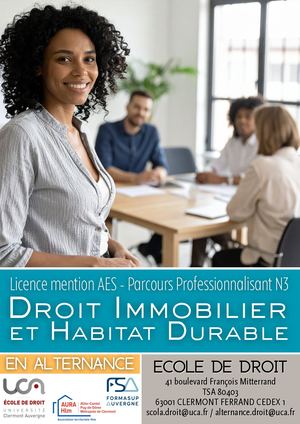 Brochure Alternance Licence 3 Dihd Aes 2026 2027