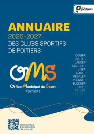 Annuaire des clubs sportifs de Poitiers 2026-2027