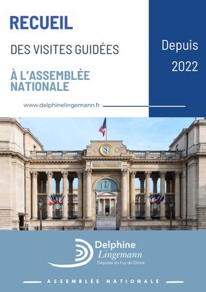 Livret des visites de l'Assemblée nationale