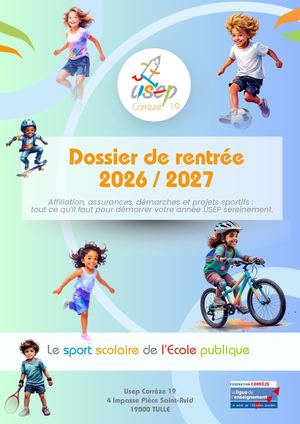 Dossier De Rentree Usep 19 2026 2027