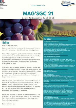 Mag'sgc 21 Septembre
