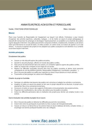 Animateur Trice - CDI - Saintes Maries De La Mer