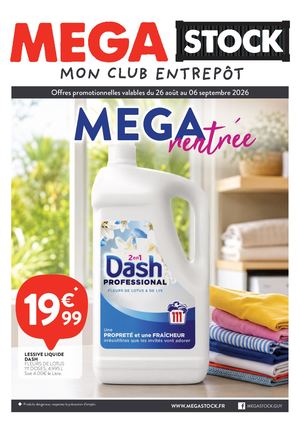 MEGA STOCK Guyane - Du 26 Août au 06 Septembre 2026
