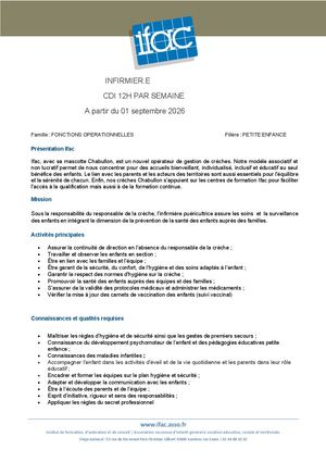 Infirmier E - CDI- Maussane Les Alpilles