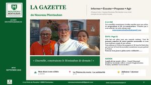 Gazette Nouveau Montauban N°1 Septembre 2026