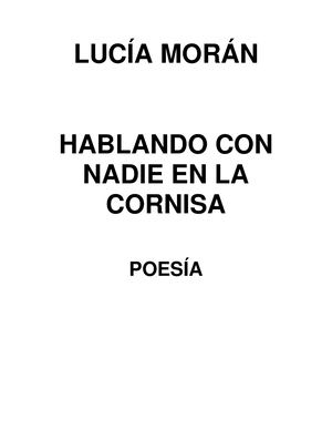 Hablando Con Nadie En La Cornisa